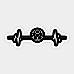 handball heartbeat - Cool Funny handball Lover Gift Sticker